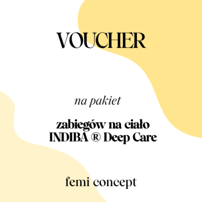 Voucher na zabiegi na ciało INDIBA ® Deep Care Premium