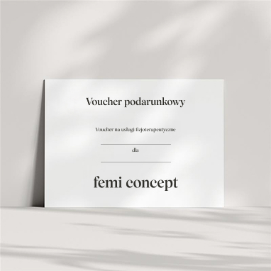 Voucher na usługi fizjoterapeutyczne